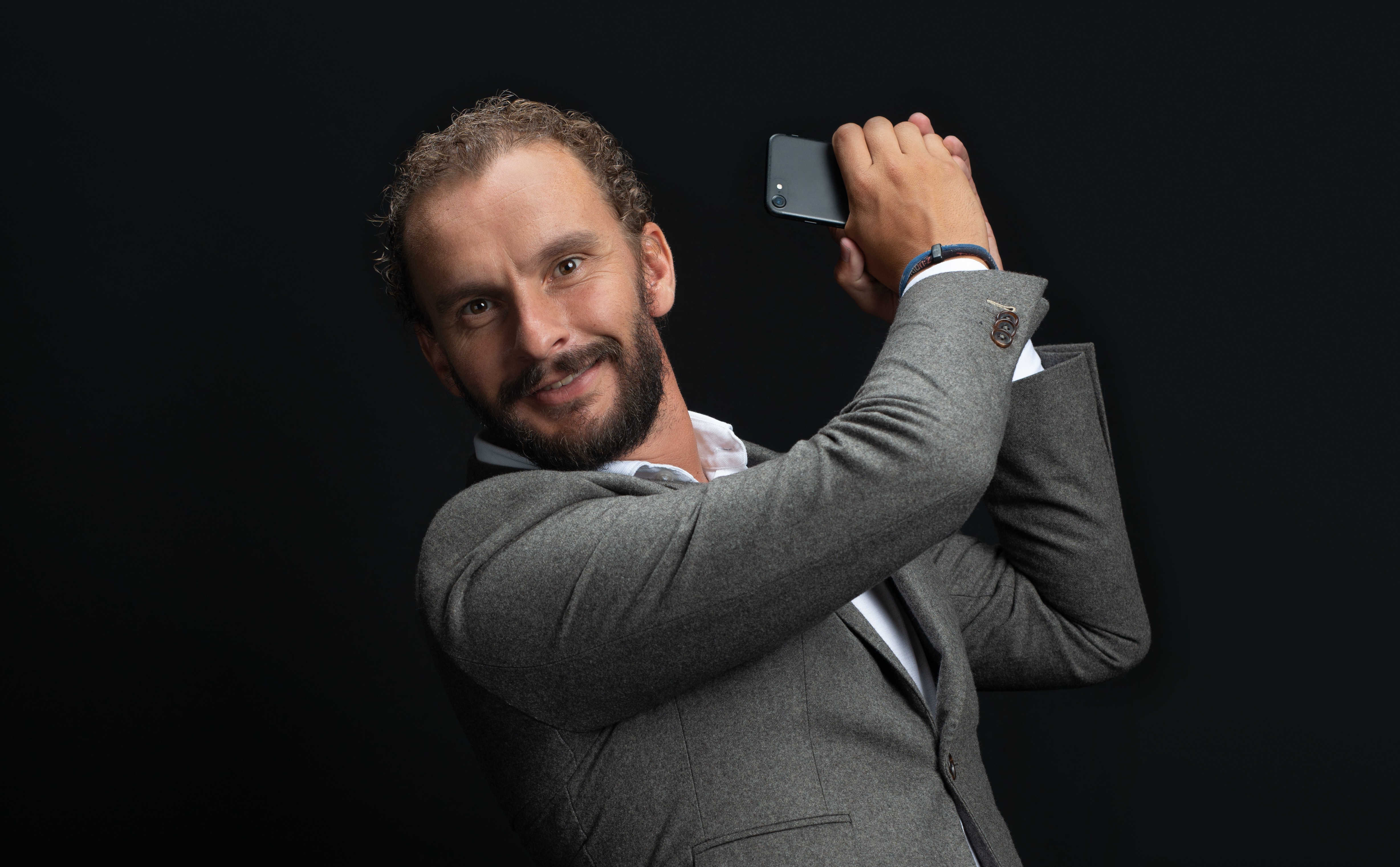 Joost Luiten als toernooidirecteur van The Mobile Open