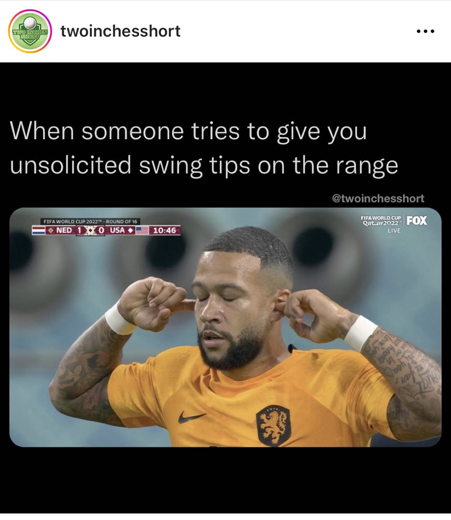 WK voetbal golf Memphis Depay