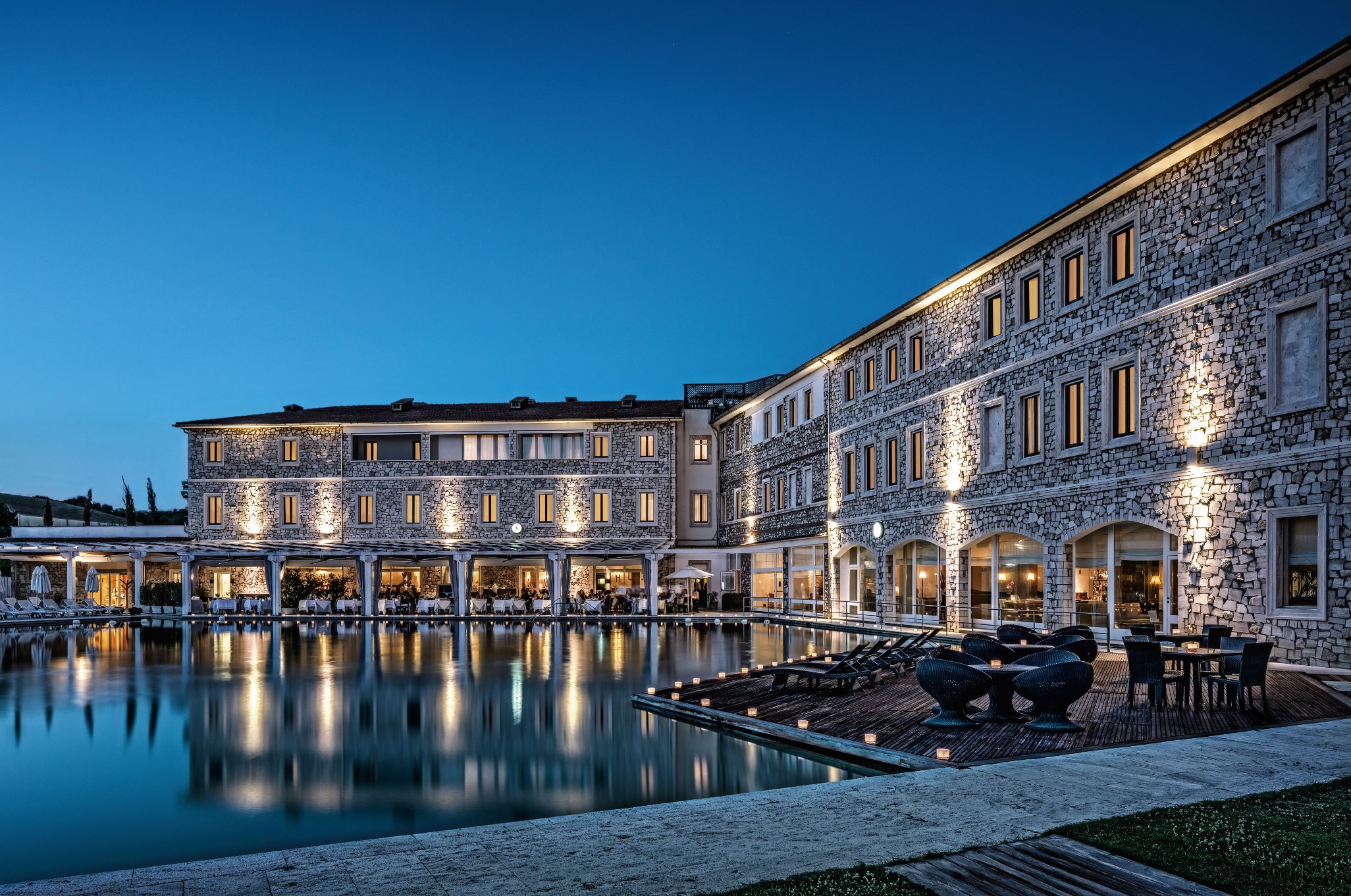 Restaurant golfresort Saturnia in Toscane